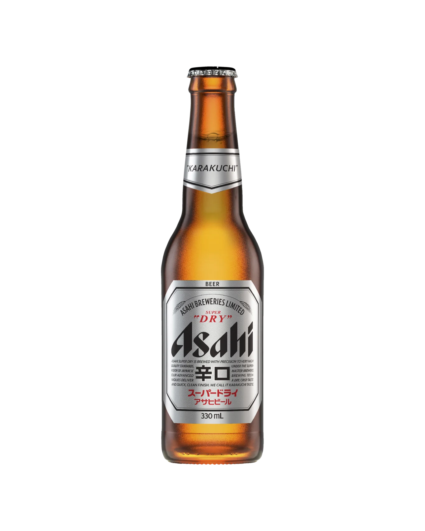 Asahi Super Dry Bottle 5% 330mL