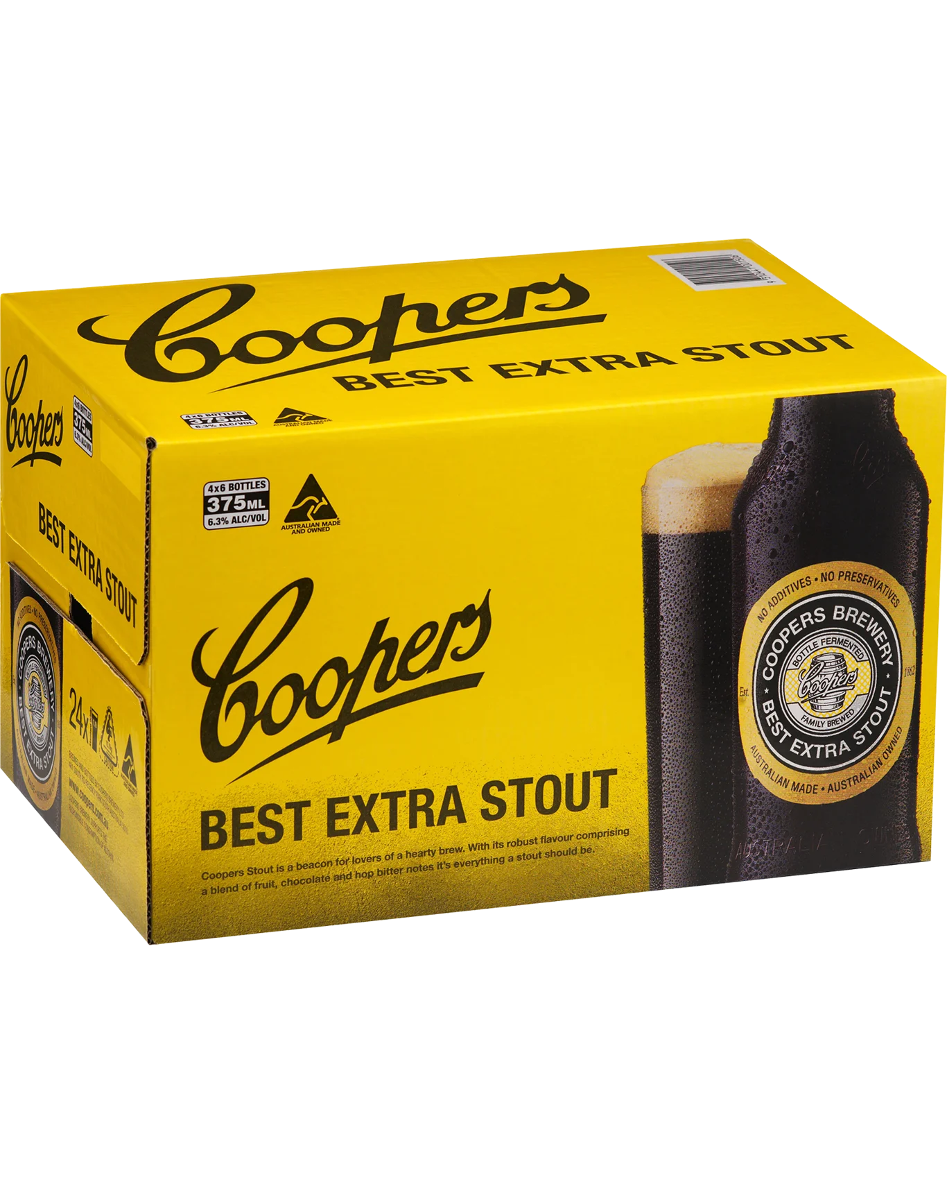 Coopers Best Extra Stout 375mL Bottles 6.30%