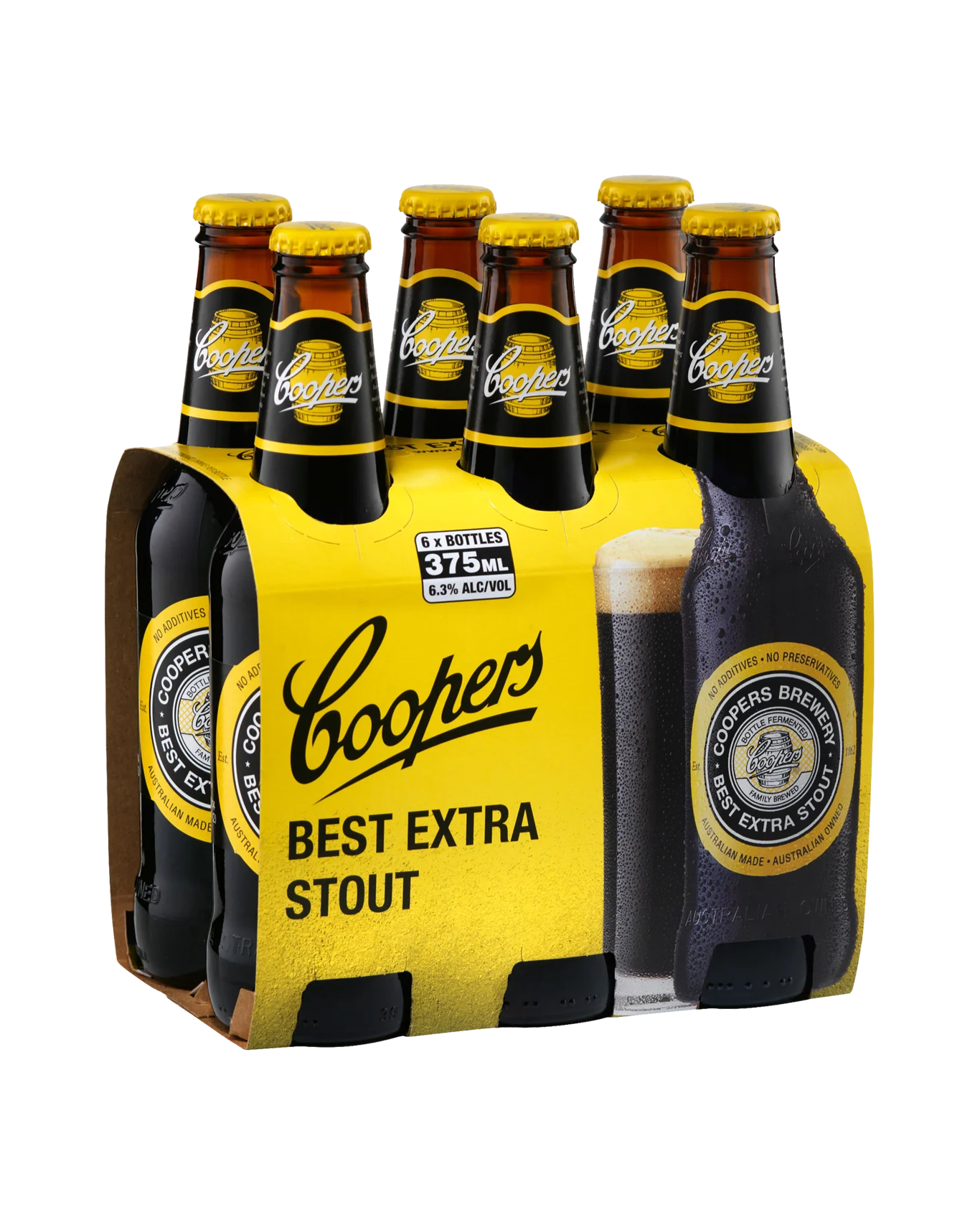 Coopers Best Extra Stout 375mL Bottles 6.30%