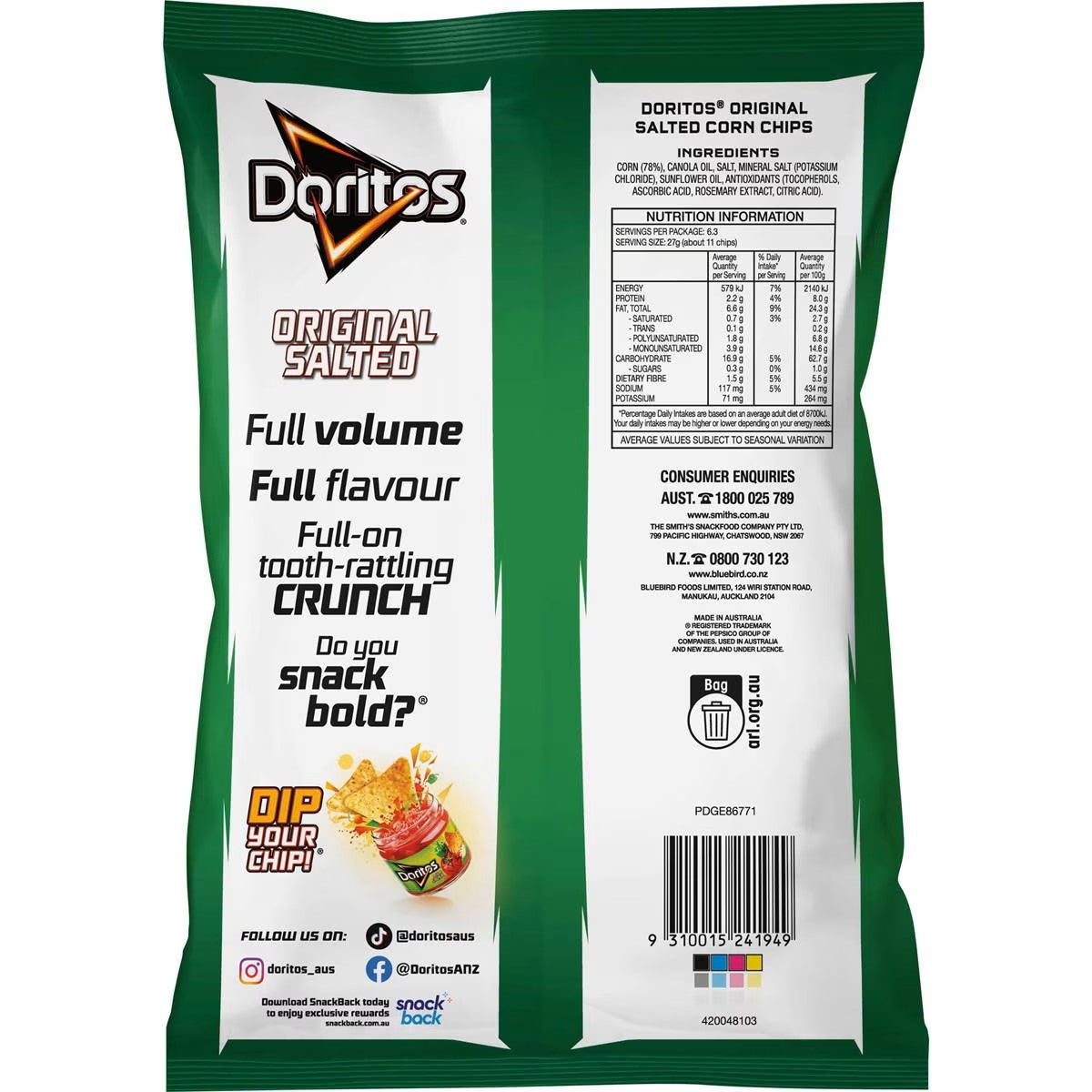 Doritos Original Salted 170gms
