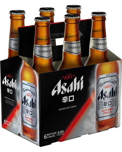 Asahi Super Dry Bottle 5% 330mL