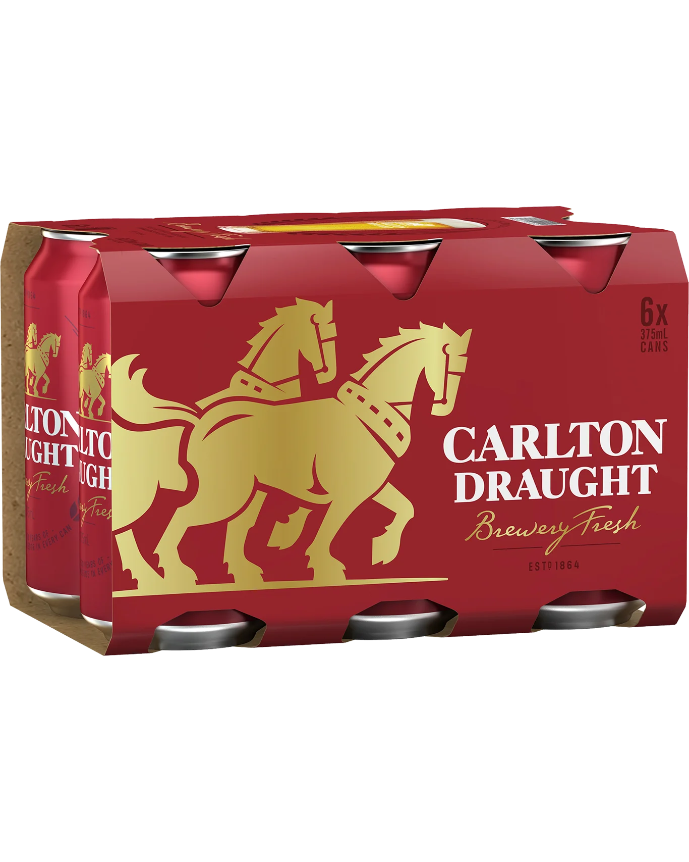 Carlton Draught 375mL Cans 4.60%