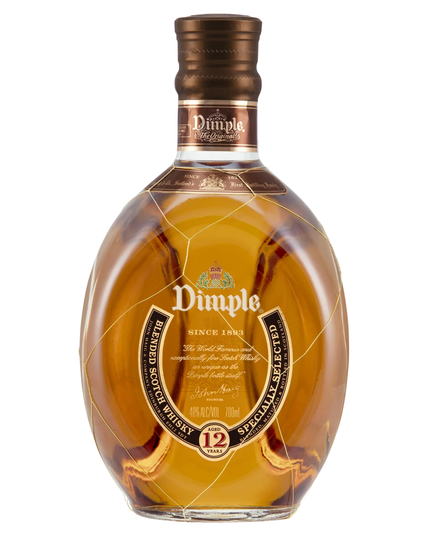 Dimple 12YO Blended Scotch Whisky 700mL 40%