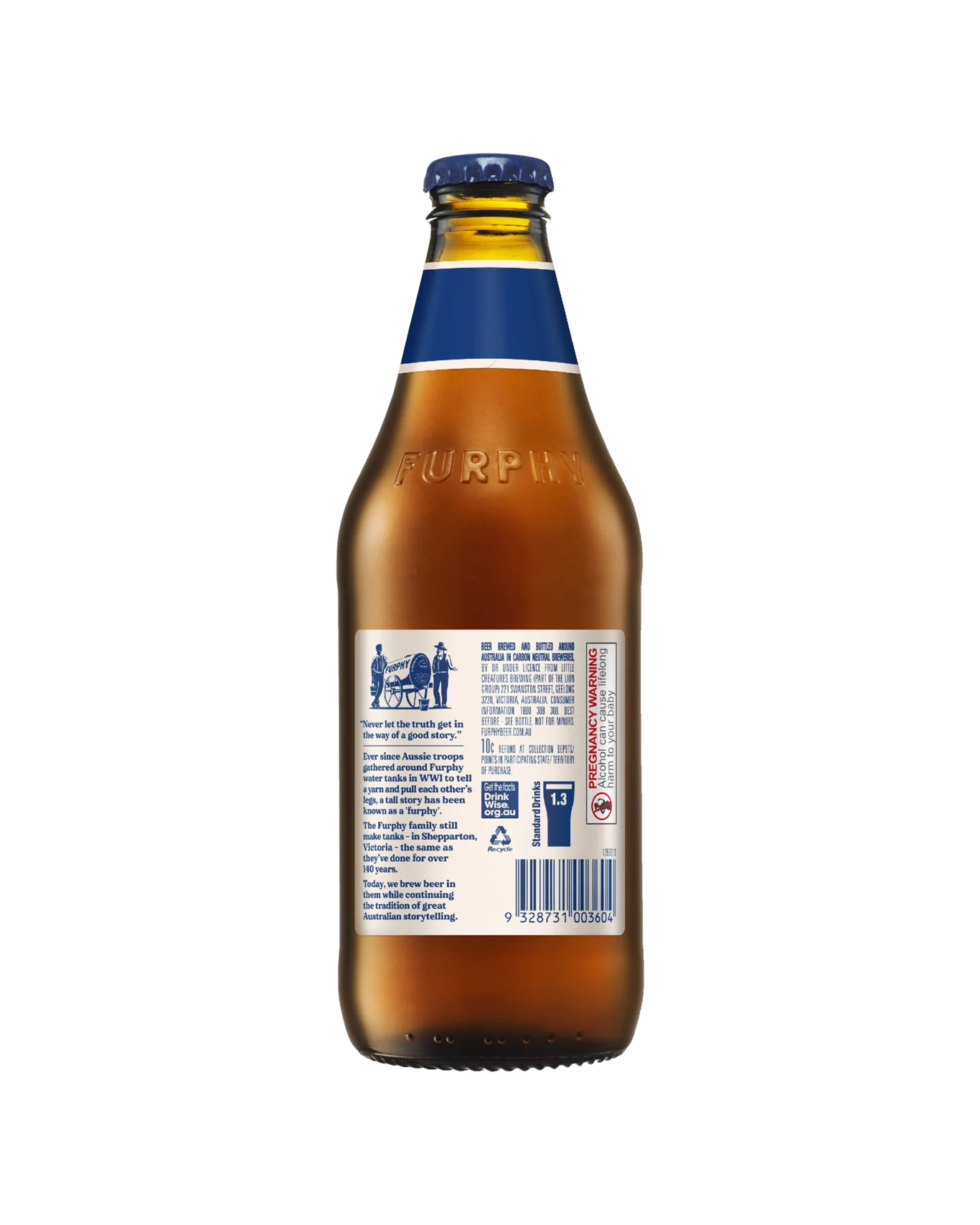 Furphy Refreshing Ale  375mL Bottles 4.40%