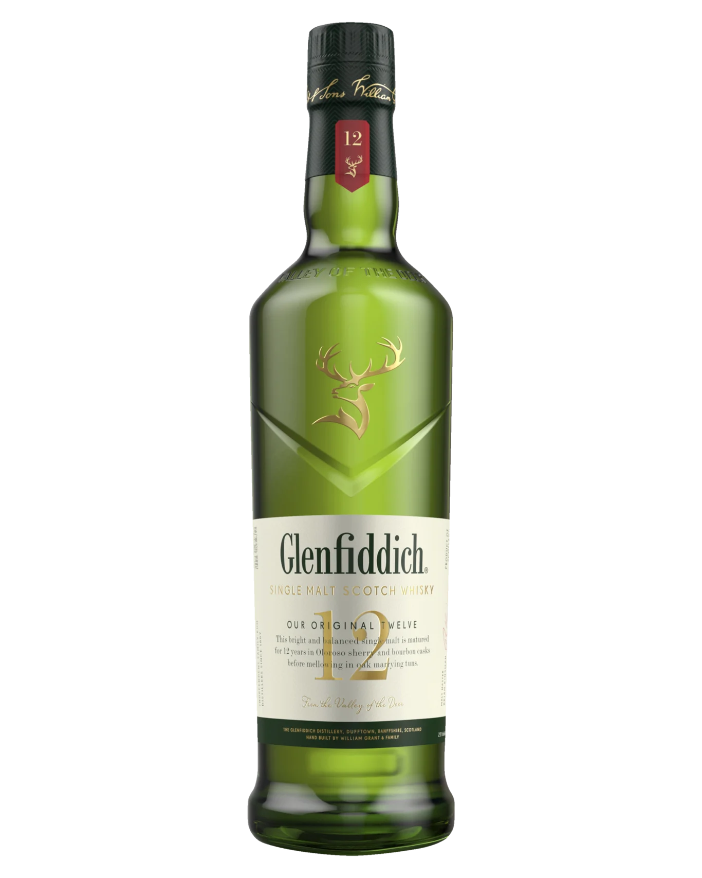 Glenfiddich 12YO Single Malt Scotch Whisky 700mL