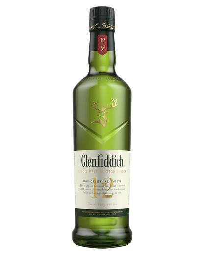 Glenfiddich 12YO Single Malt Scotch Whisky 700mL