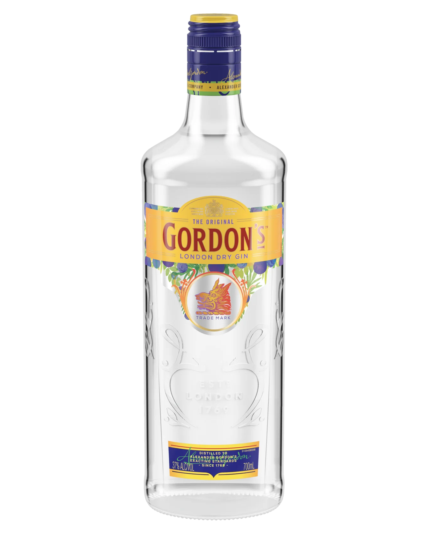 Gordon's Gin London Dry Gin 700mL 37%