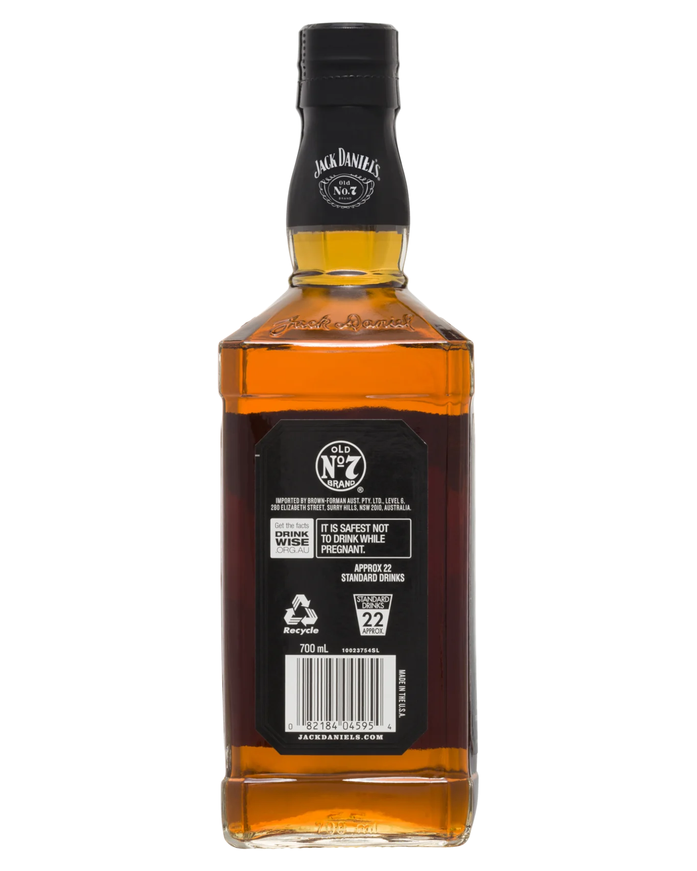 Jack Daniel's Old No.7 Tennessee Whiskey 700mL 40%