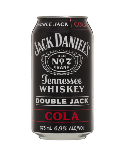 Jack Daniel's double Jack & Cola 375mL Cans 6.9%