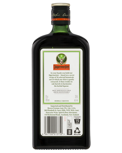 Jagermeister Liqueur 700mL 35%