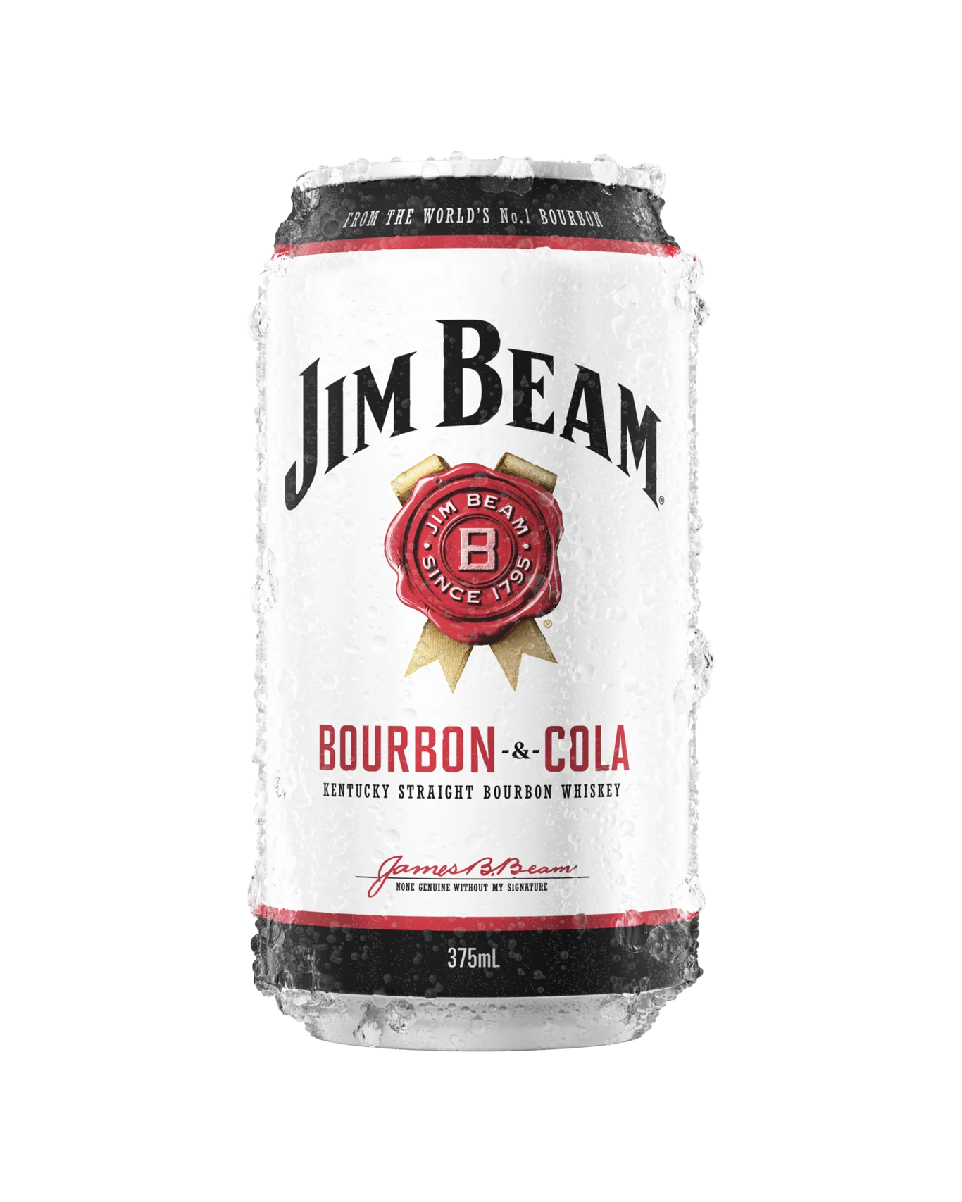 Jim Beam White Label Bourbon & Cola 375mL Cans 4.8%