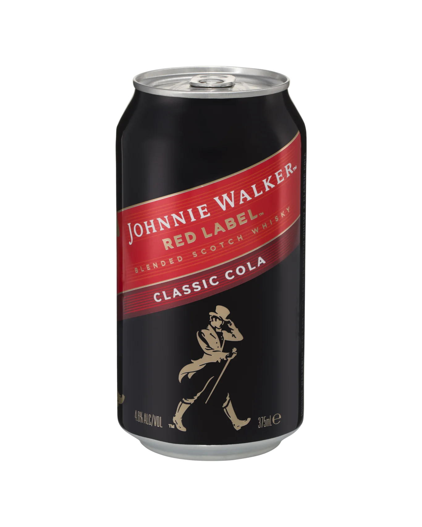 Johnnie Walker Red Label & Cola 375mL Cans 4.6%