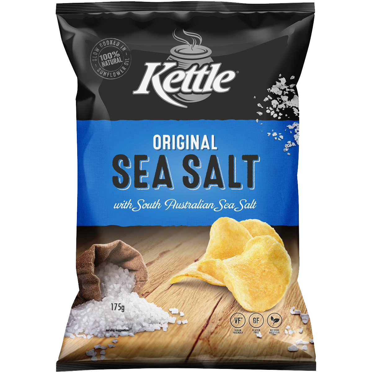 Kettle Sea salt 175g