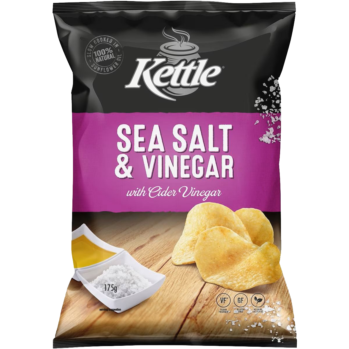 Kettle Sea salt Vinegar 175g