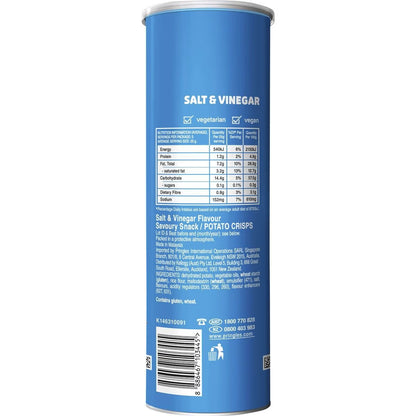 Pringles Salt & Vinegar Flavour Potato Chips 134g