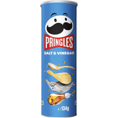 Pringles Salt & Vinegar Flavour Potato Chips 134g