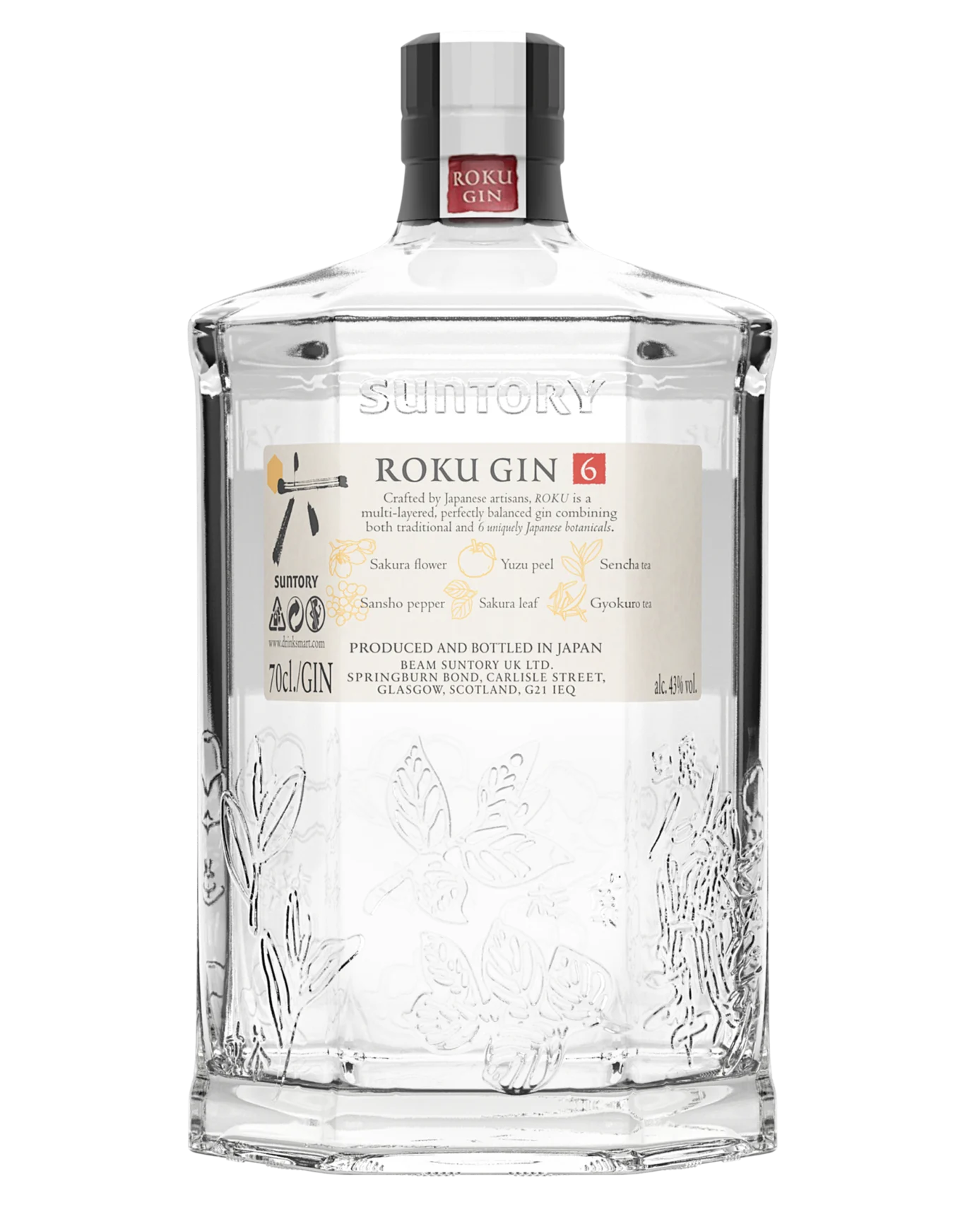 Roku Japanese Craft Gin 700mL 43%