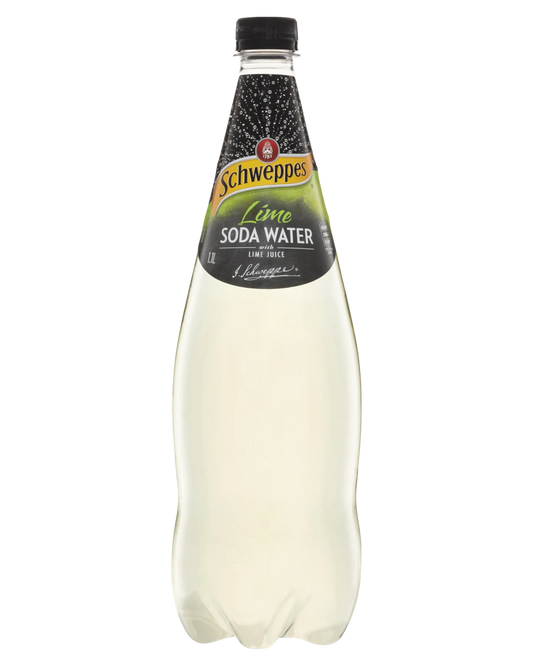 Schweppes Lime Soda Water 1.1L