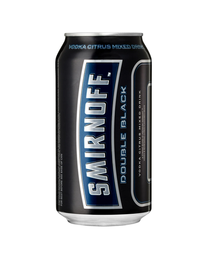 Smirnoff Ice Double Black 375mL Cans 6.5%