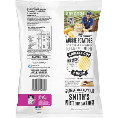 Smiths Crinkle Cut Salt & Vinegar 170g