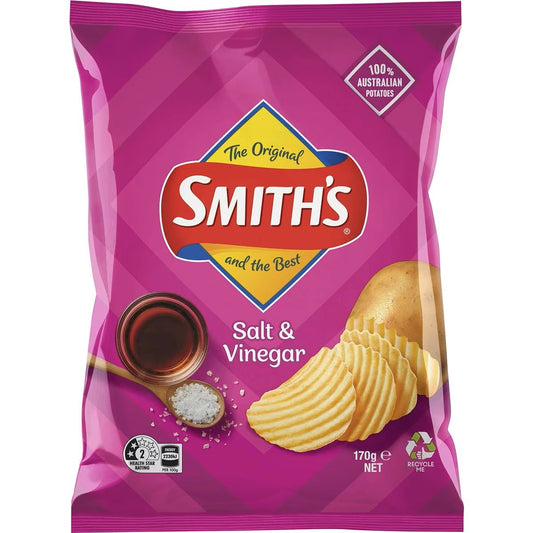 Smiths Crinkle Cut Salt & Vinegar 170g