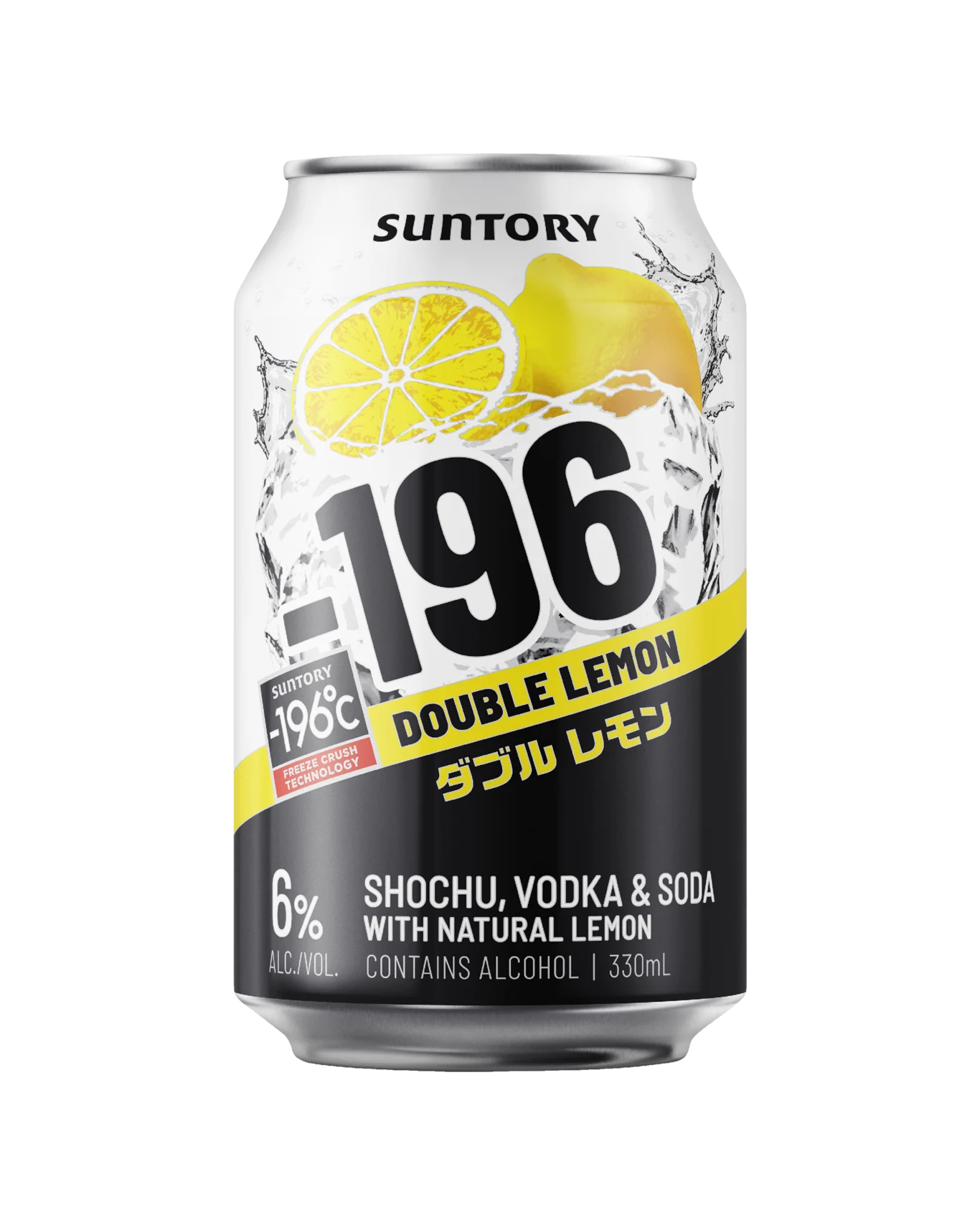 Suntory - 196 Double Lemon 330mL Cans 6%