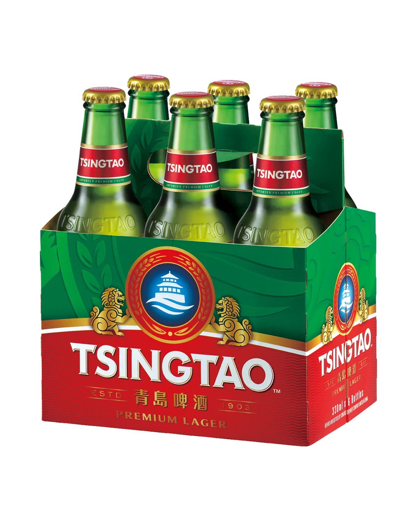 Tsingtao Premium Lage 330mL Bottles