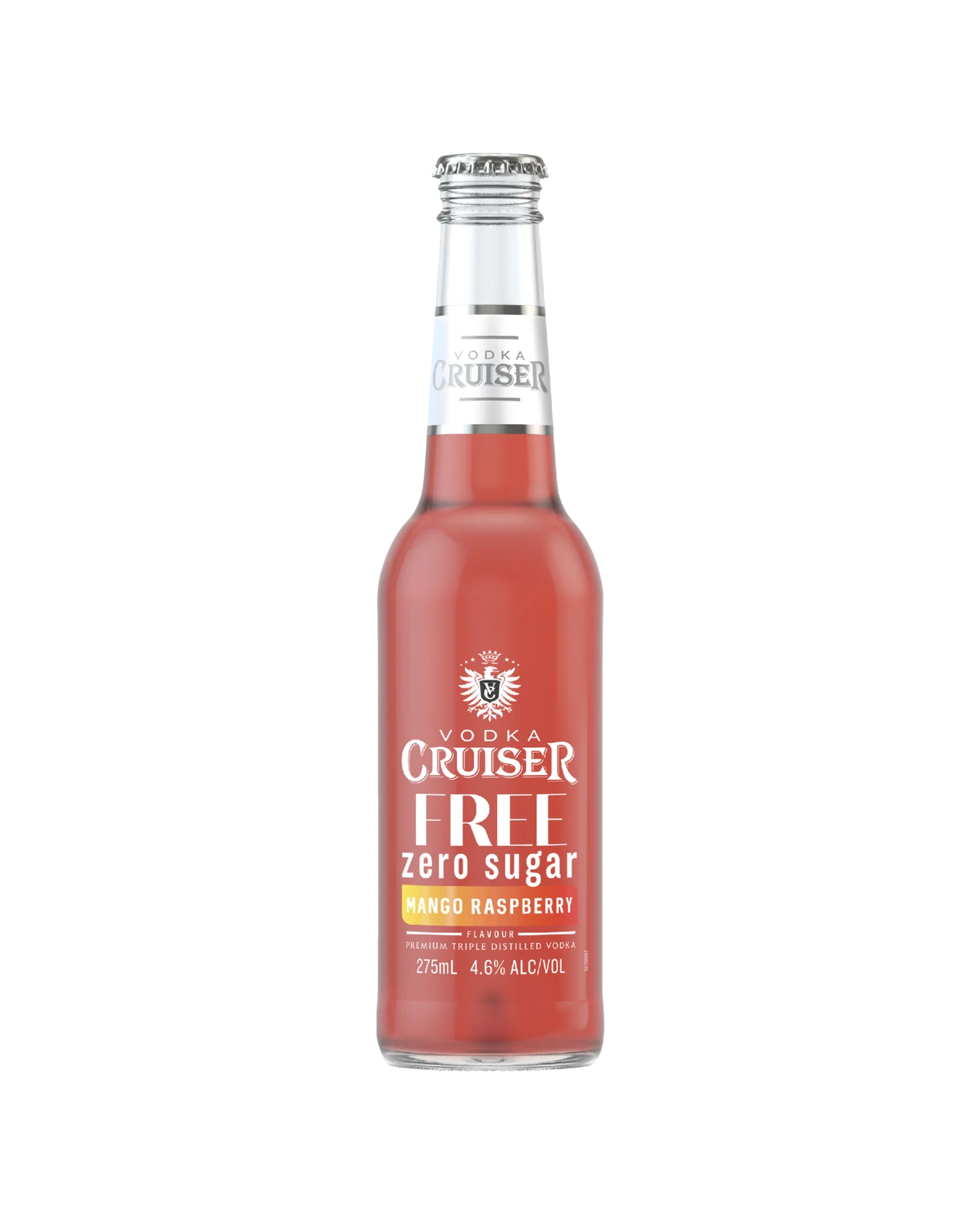 Vodka Cruiser Sugar Free Mango Raspberry 275ml