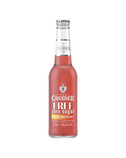 Vodka Cruiser Sugar Free Mango Raspberry 275ml