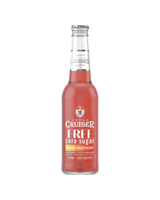 Vodka Cruiser Sugar Free Mango Raspberry 275ml