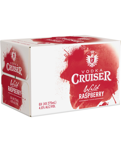 Vodka Cruiser Wild Raspberry 275mL