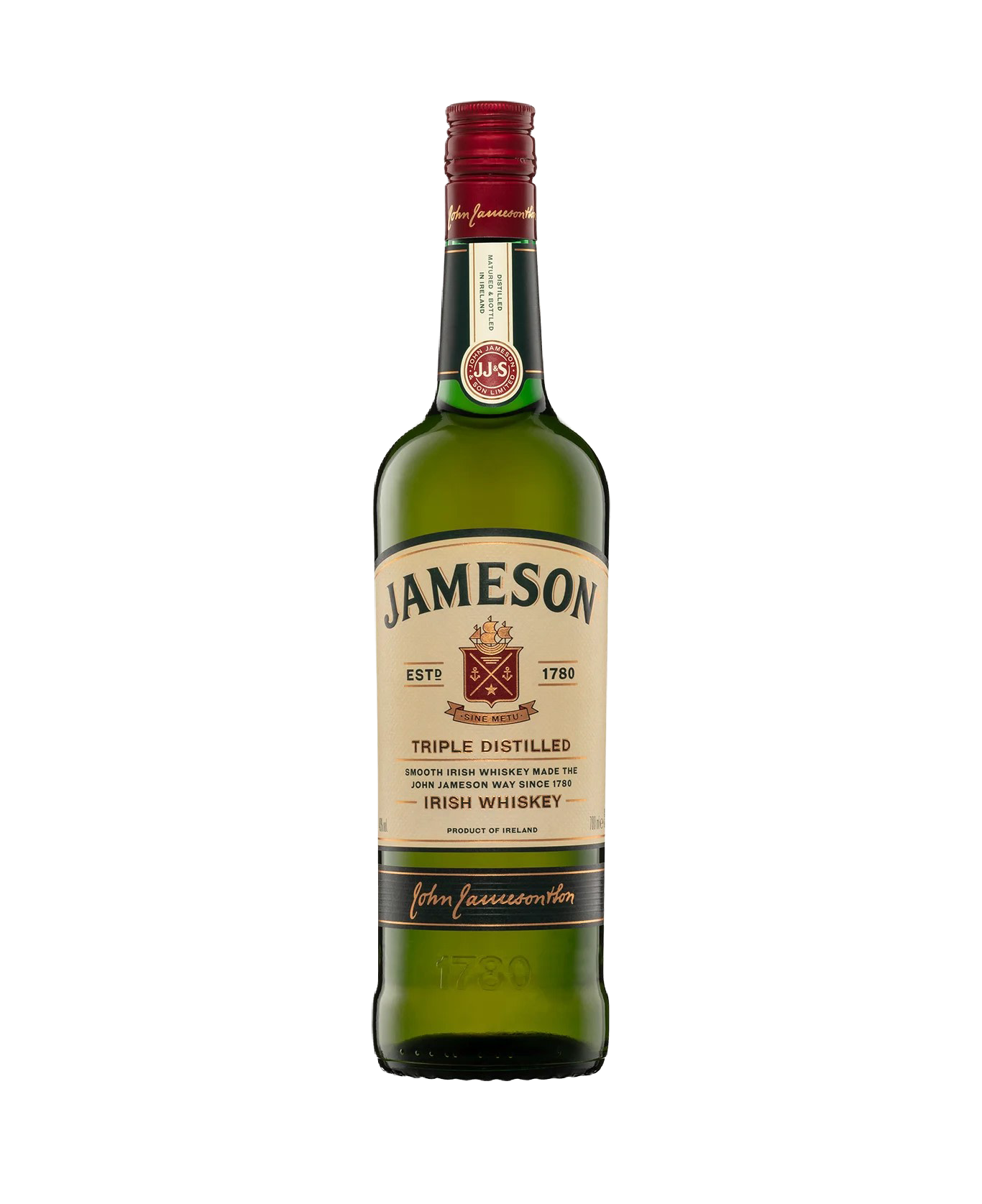 Jameson Triple Distilled Irish Whiskey 700mL 40%