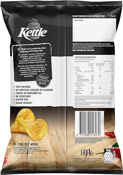 Kettle Chilli Chips 175g