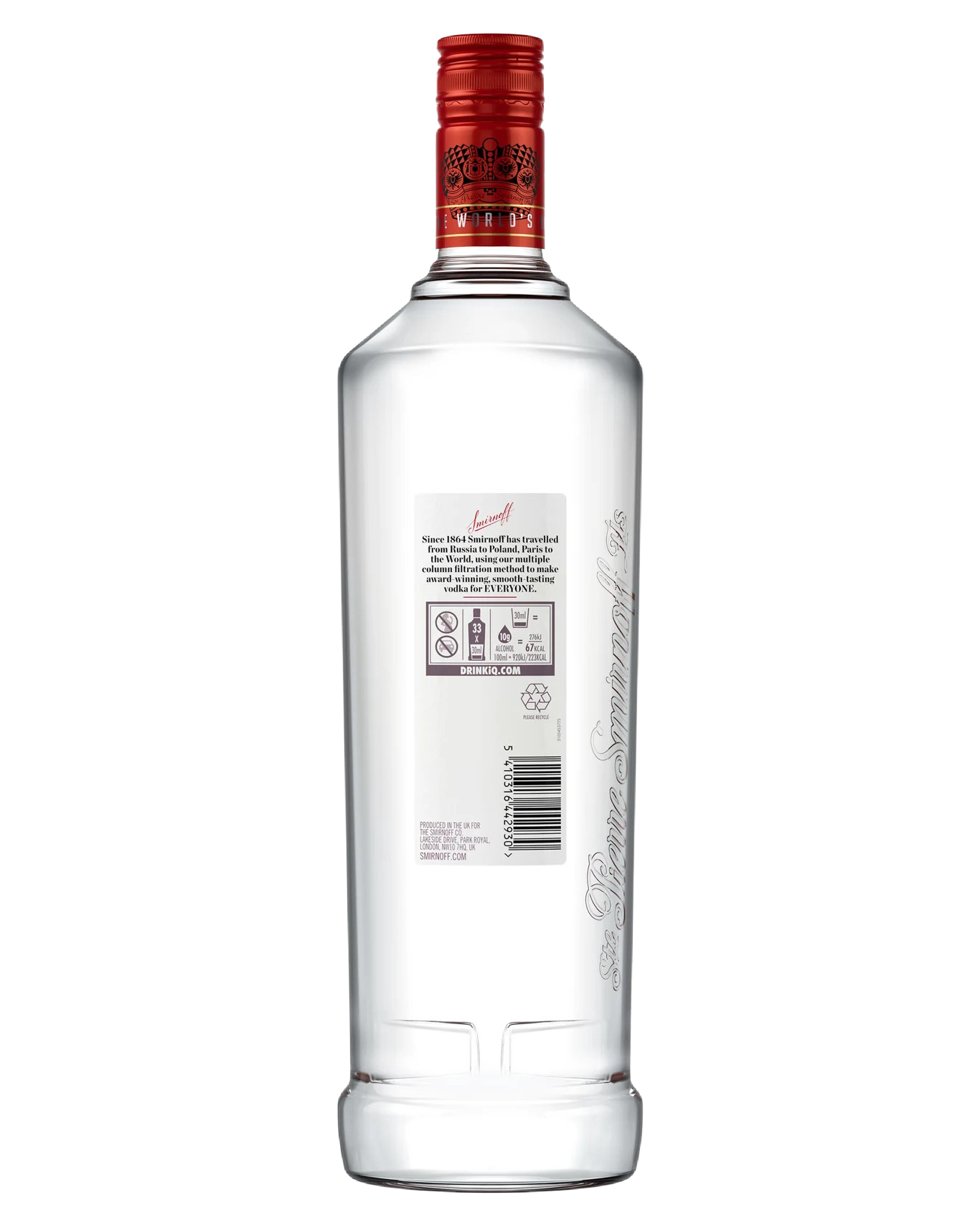 Smirnoff Red Vodka 700mL 37%