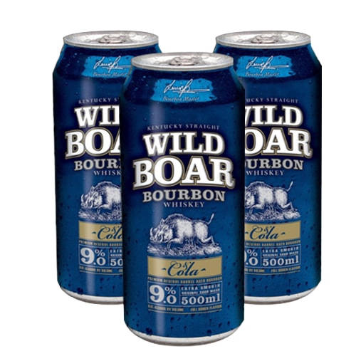 Wild Boar Bourbon & Cola 500mL Cans 9%