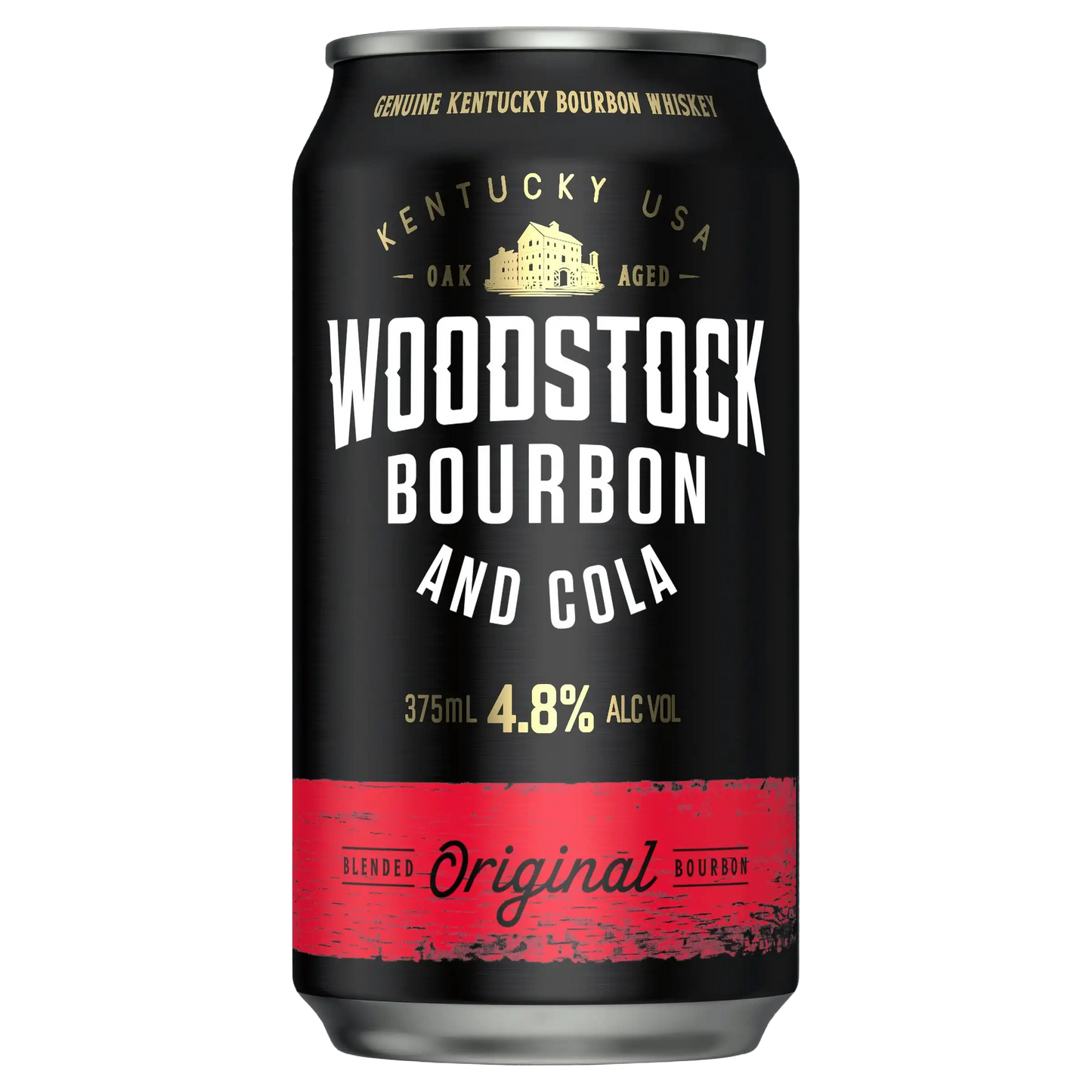 Woodstock Bourbon & Cola 375mL Cans 4.8%